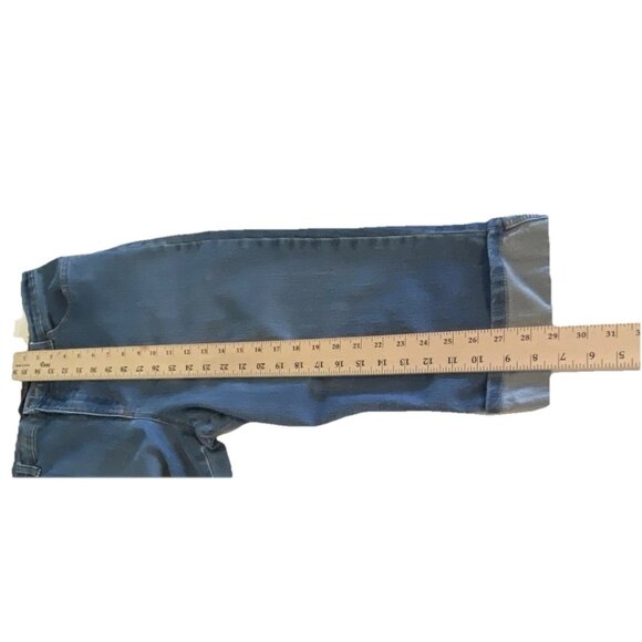 Gloria Vanderbilt Amanda Capri Jeans Womens Size 14 Blue Stretch Denim Casual - Picture 13 of 15